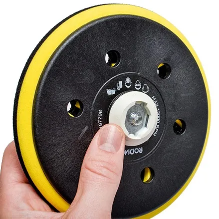 Bakplate for eksentersliper