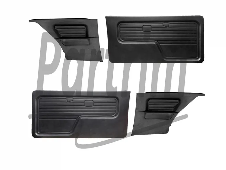 BMW E30 COUPE DØRPANELSETT R&L SORT 4 STK