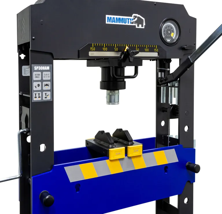 MAMMUTH verkstedpresse 30 t. lufthydraulisk