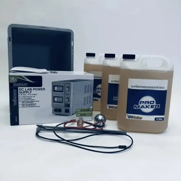 Elektroforzinking startpakke – Stor