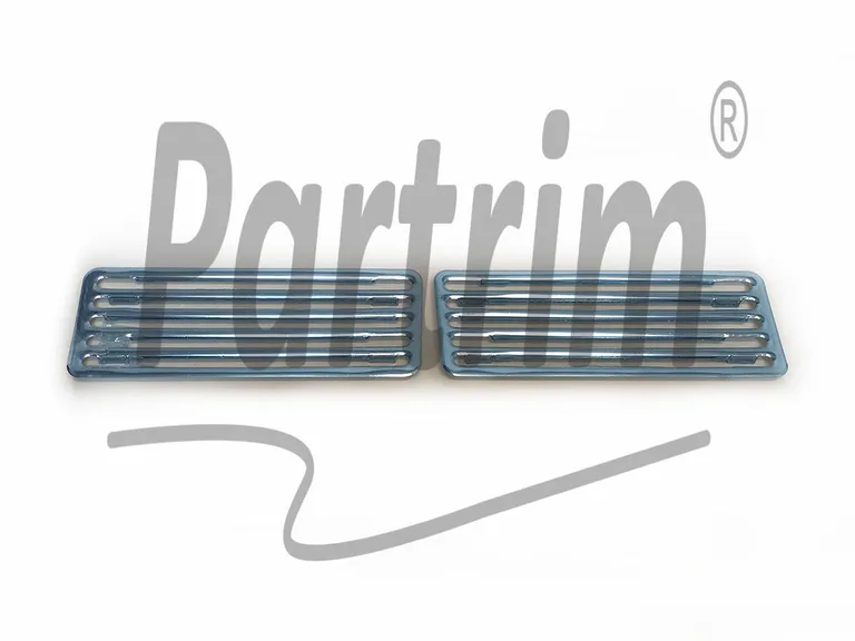VW SEDAN 1868-1971 / KONVERTIBEL 1967-1969 ALUMINIUM VENT MOTORTRIM 2 STK