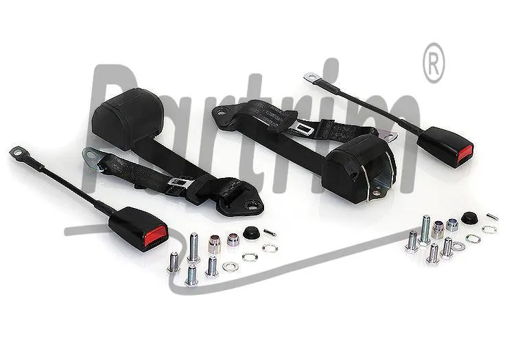 VW OLD BEETLE 1200 - 1300 -1302 - 1500 - 1303 SETEBELTE 3 Punkts Automat SORT 2 STK
