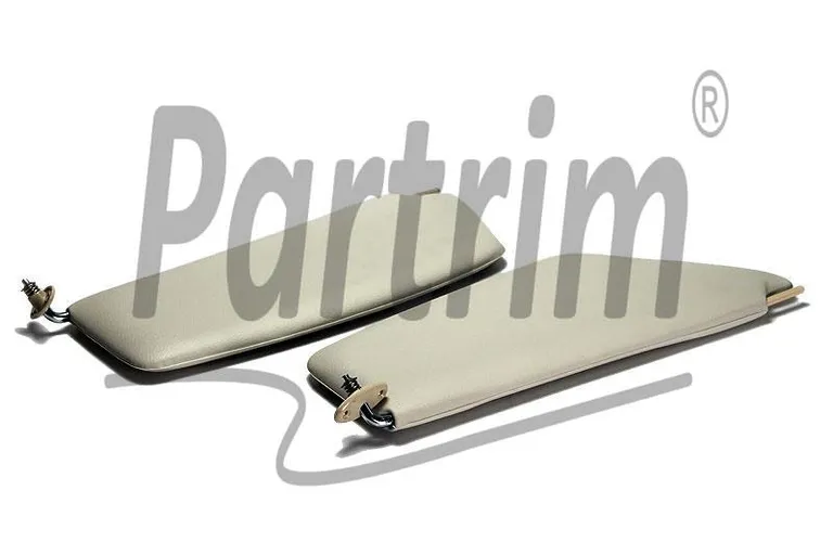 VW OLD BEETLE SEDAN 8-1964 - 7-1967 SUNVISOR CREAM UTEN SPEIL