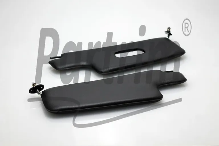 VW BEETLE MED SPEIL SEDAN SUNVISOR SVART 8-1967 And Later & CONVERTIBLE