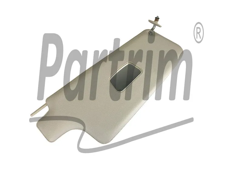 VW OLD BEETLE 1300 - 1303 CABRIO SUNVISOR SET CREAM 8-1967 - 8-1972