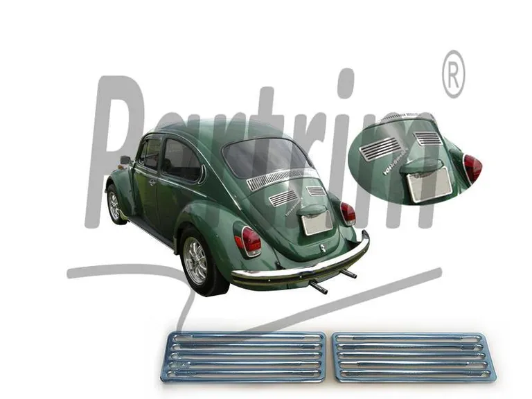 VW SEDAN 1868-1971 / KONVERTIBEL 1967-1969 ALUMINIUM VENT MOTORTRIM 2 STK