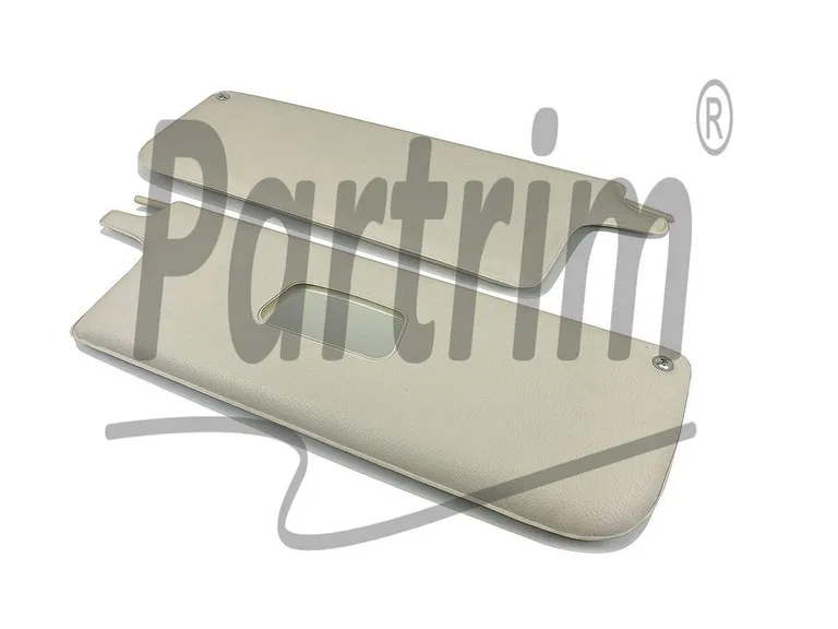 VW OLD BEETLE 1500 CABRIO L SUNVISORS SET CREAM ( KONVERTIBEL )