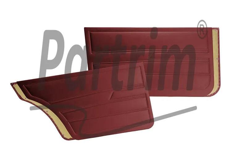 VW GOLF 1 1976-1983 DØRPANELSETT BURGUNDY SEDAN - 4 STK