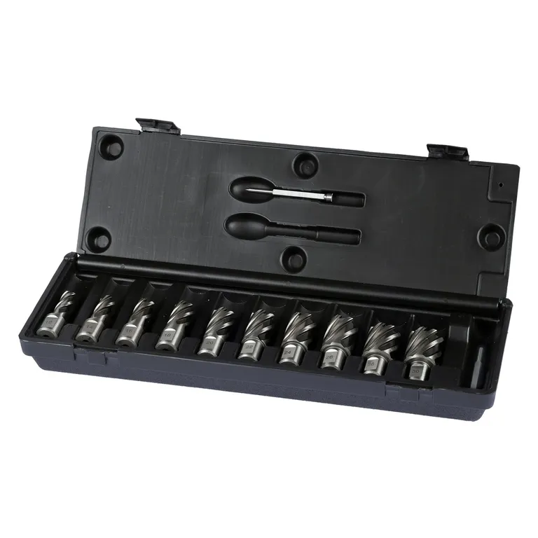 Core drill set HSS/M2 - 12 pieces