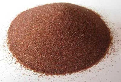 Rød garnet, 25 kg.