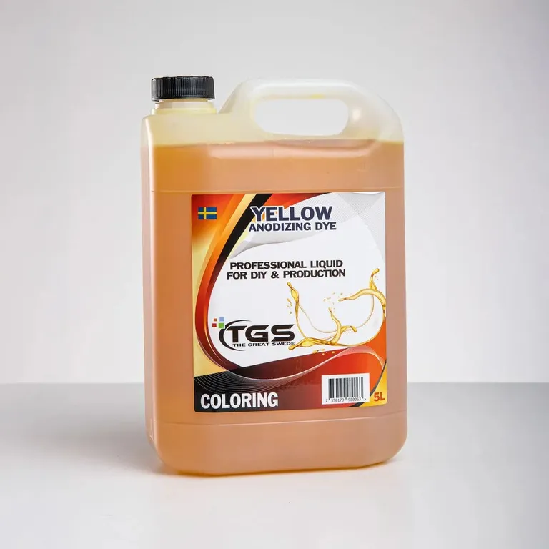 Gult fargestoff for anodisering