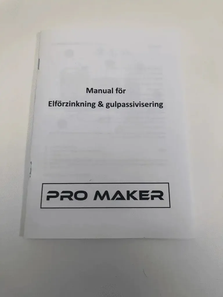 Elektroforzinking startpakke – Liten