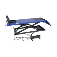 MC-løftebord, lufthydraulisk 675 kg, blå/sort